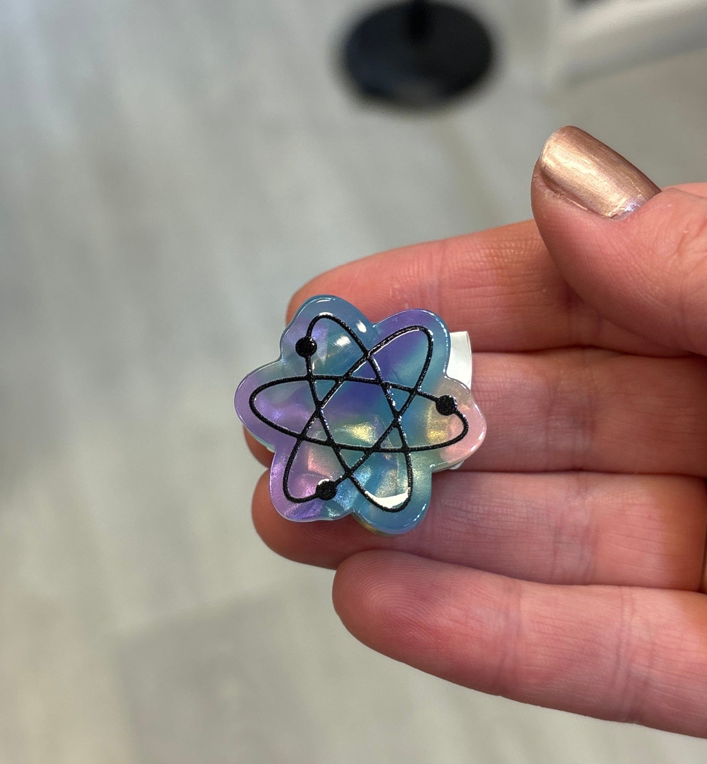 Mini Atom Hair Claw Clip