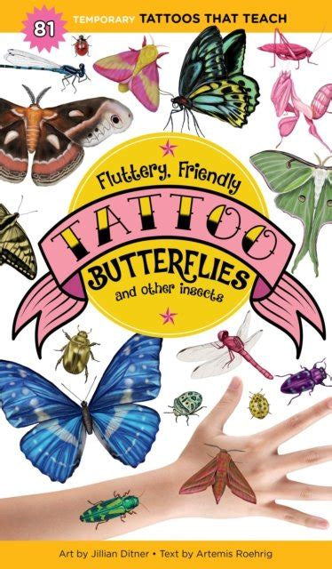 Fluttery, Friendly Butterflies & Other Insects - Tattoos