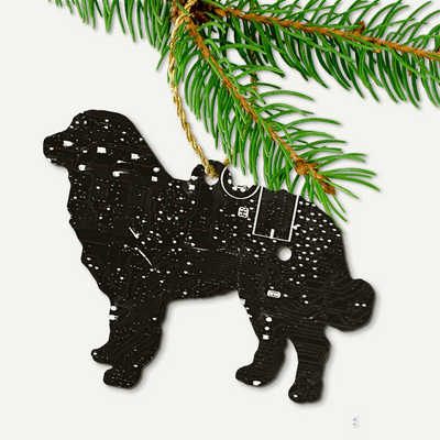 Circuit Board Bernese Mountain Dog Ornament