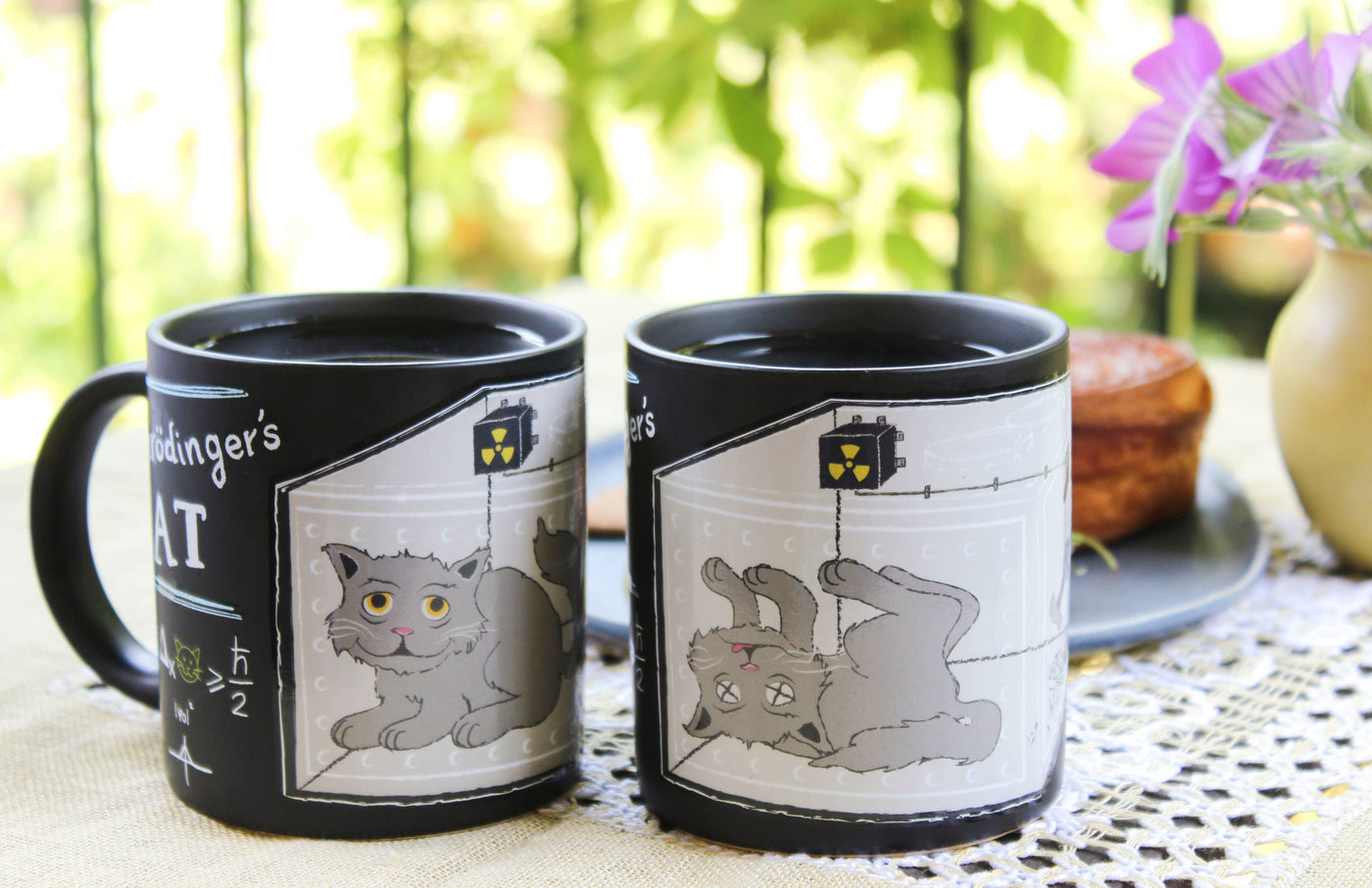 Schrödinger’s Cat Coffee Mug Set - 10 oz each