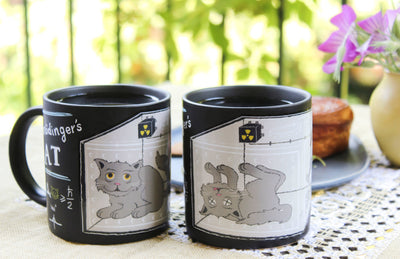 Schrödinger’s Cat Coffee Mug Set - 10 oz each