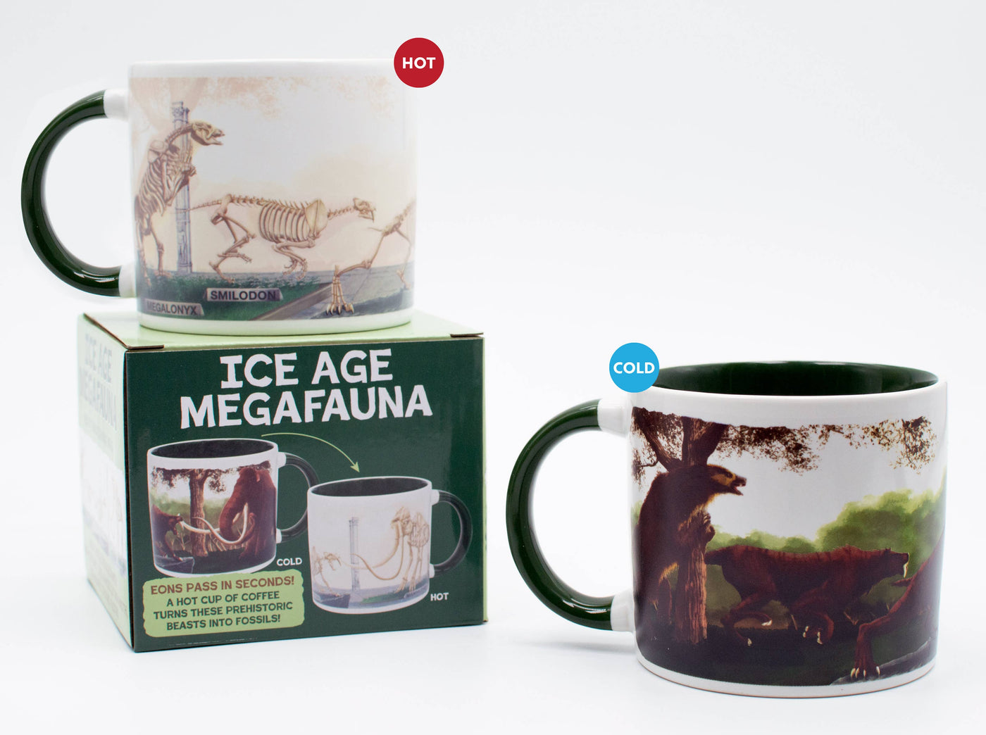 Ice Age Megafauna Coffee Mug - 14 oz