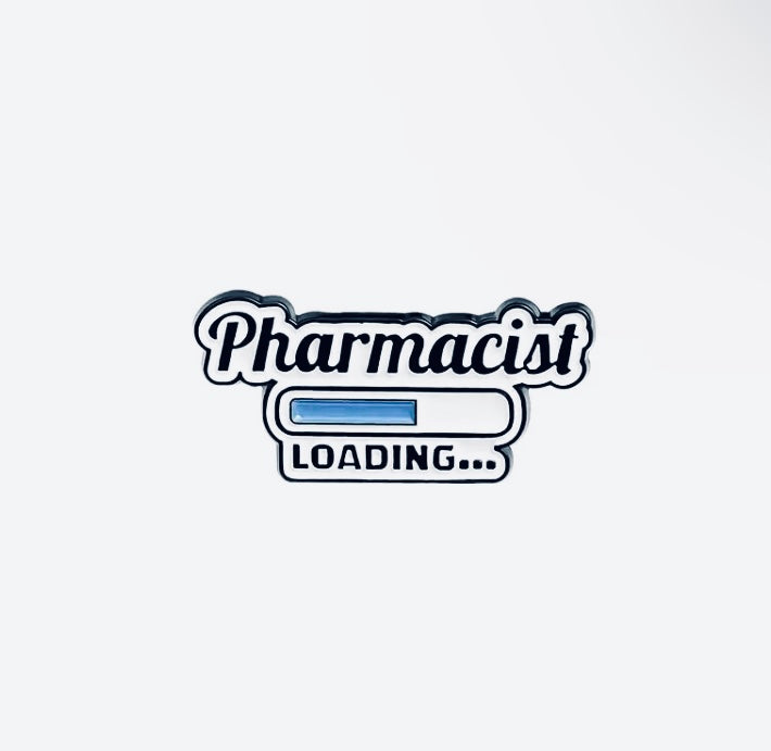 Pharmacist Loading... Enamel Pin