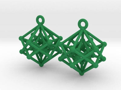 Green Introspection Earrings