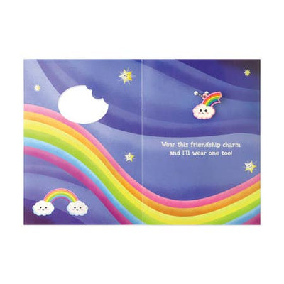 BFF Birthday w/ Rainbow Charm - Greeting Card