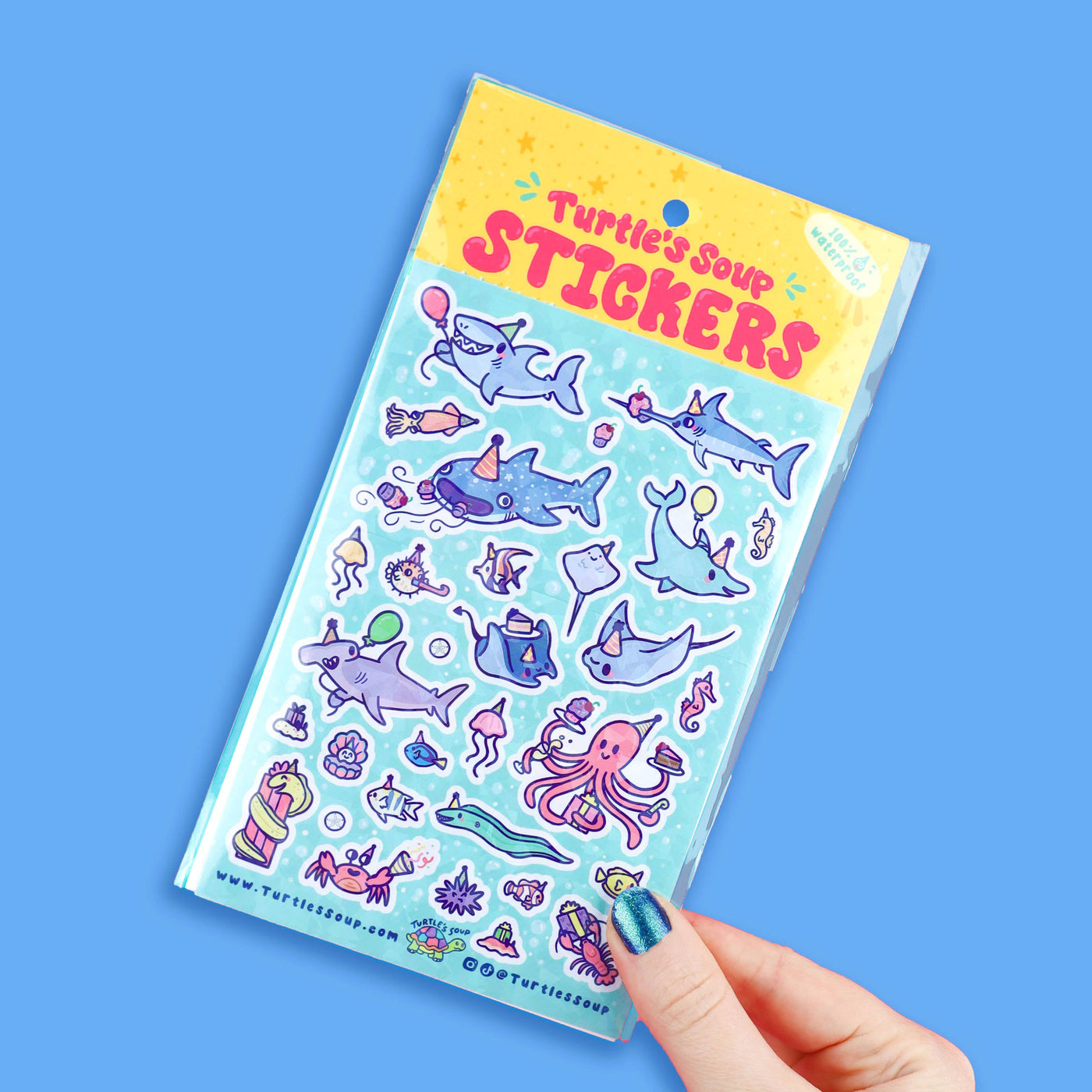 Ocean Party - Vinyl Sticker Sheet