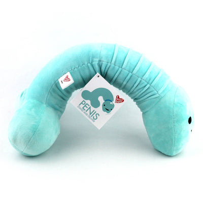Penis Neck Pillow Plush with Foreskin Pocket