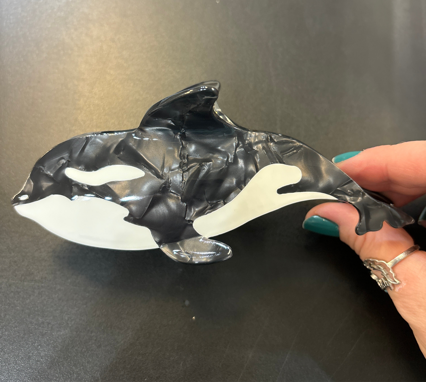 Orca Hair Claw Clip