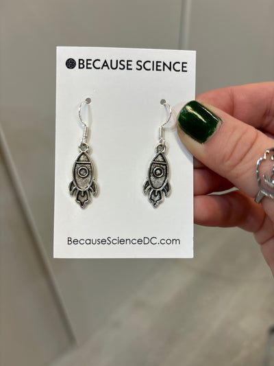Solid Rocket Dangle Earrings