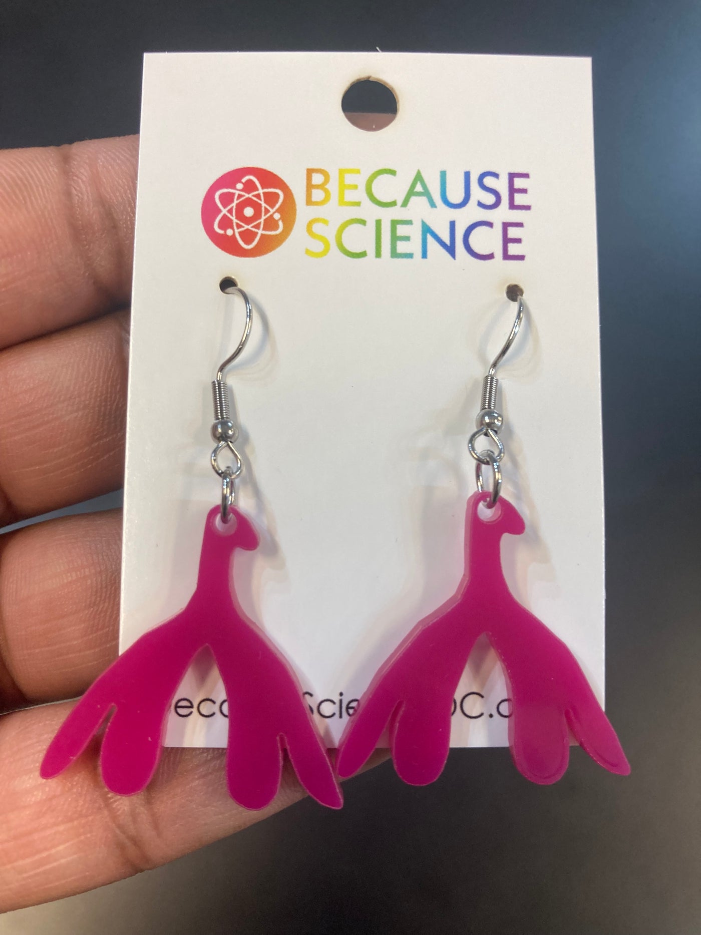 Clitoris - Acrylic Dangle Earrings