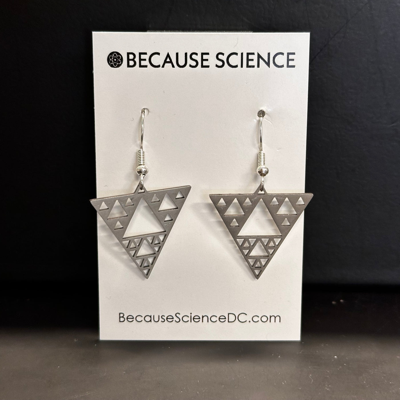 Sierpinski Gasket Earrings