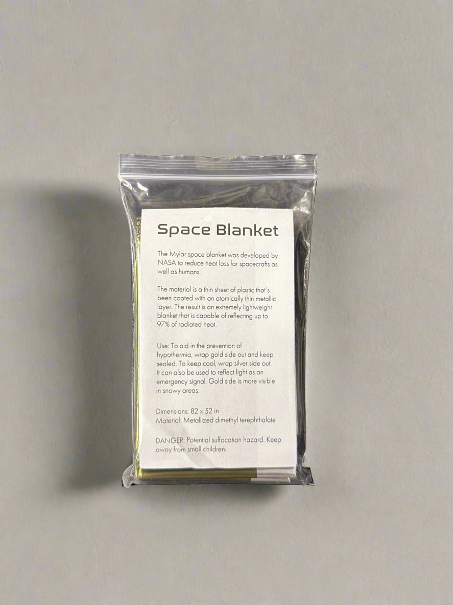 Space Blanket - Gold + Silver – Because Science