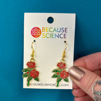 Assorted Flower Dangle Earrings