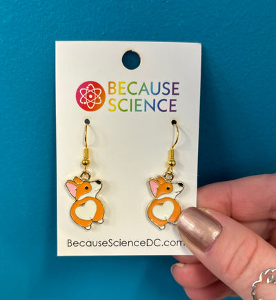 Corgi Dangle Earrings