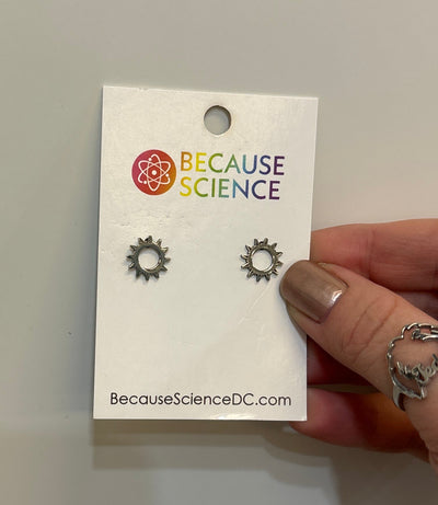 Sun Post Earrings (metal)