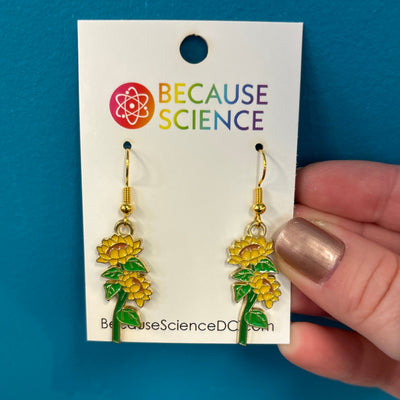 Assorted Flower Dangle Earrings