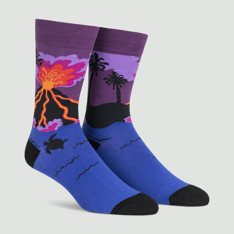 Men's Volcanoes Socks