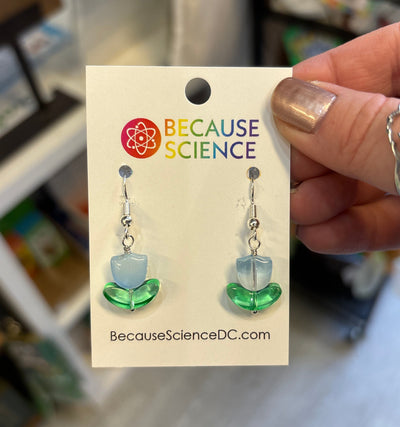 Tulips - Glass Dangle Earrings