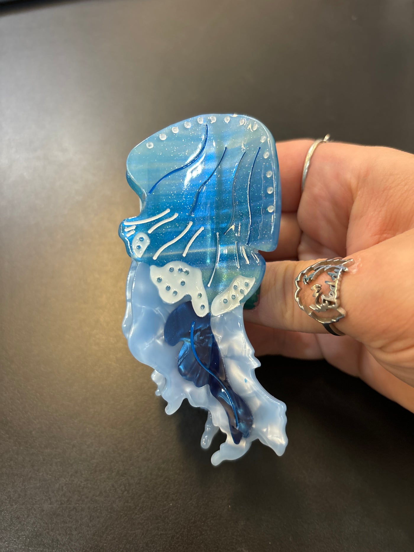 Portuguese Man o' War Hair Claw Clip