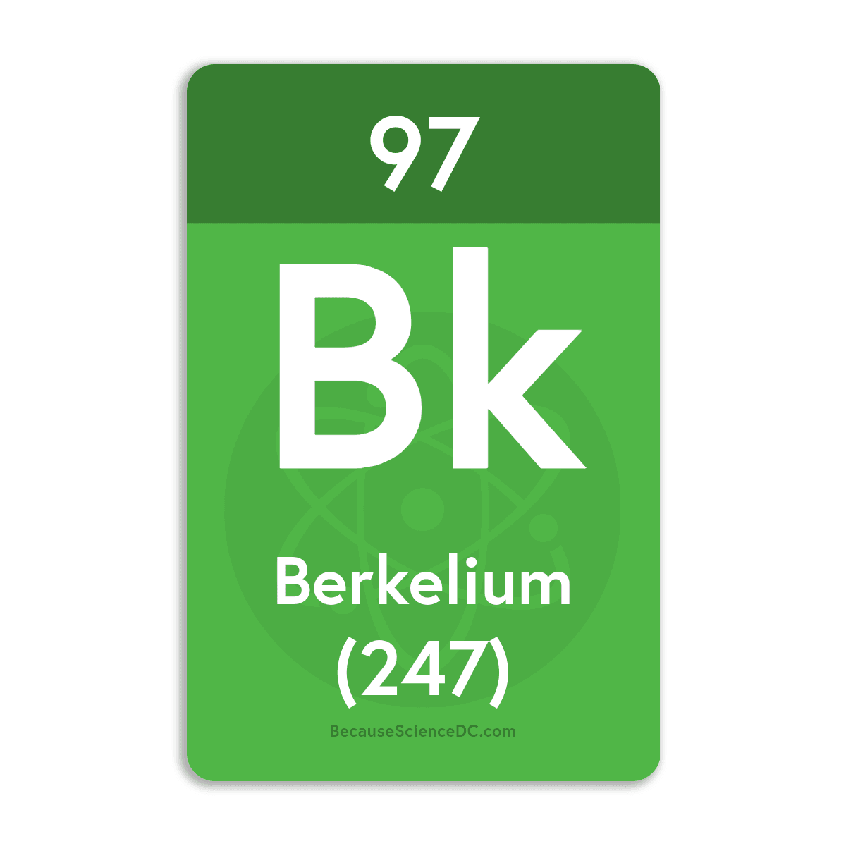 Berkelium Element - Vinyl Sticker