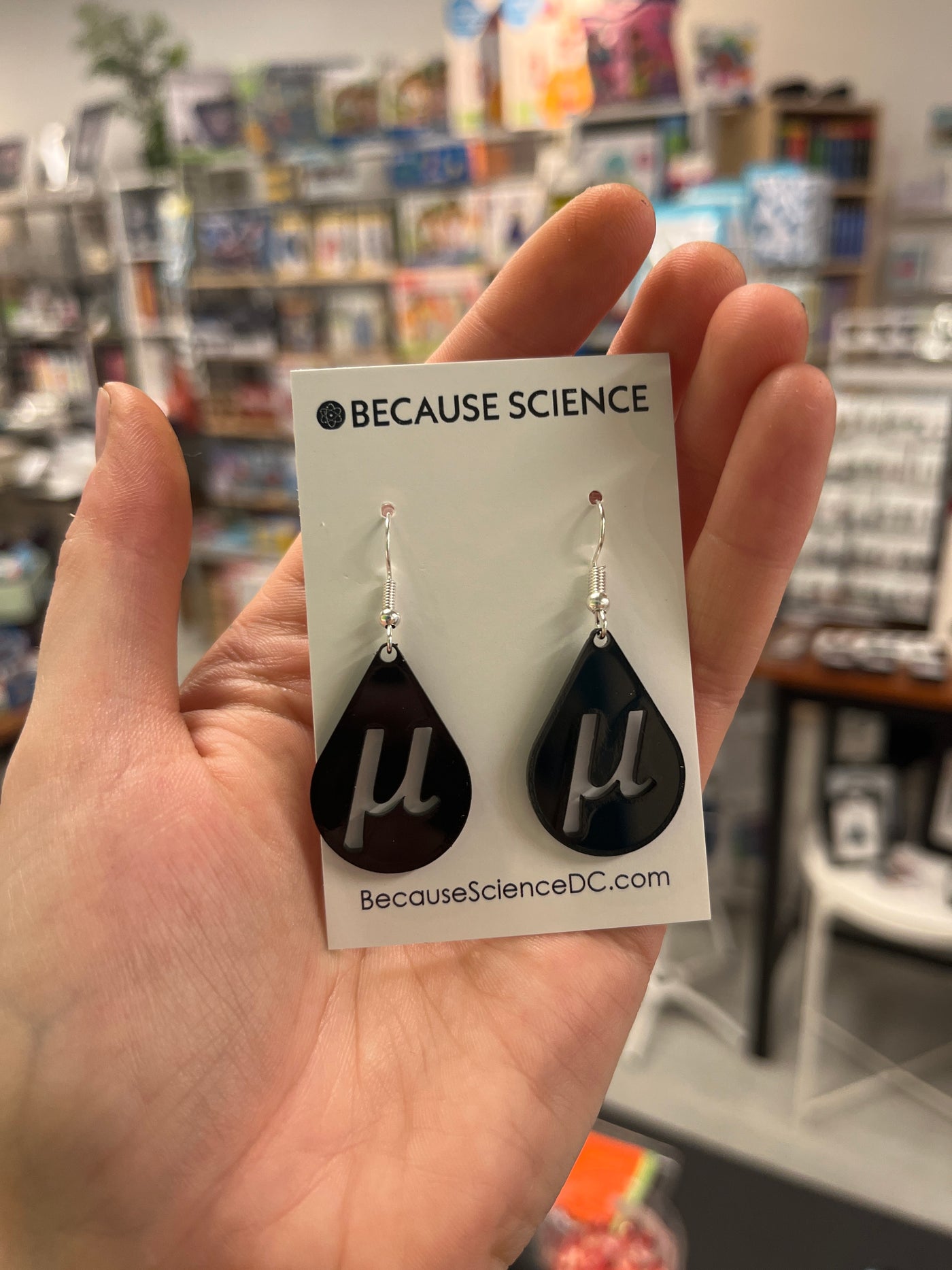 Mu - Acrylic Dangle Earrings