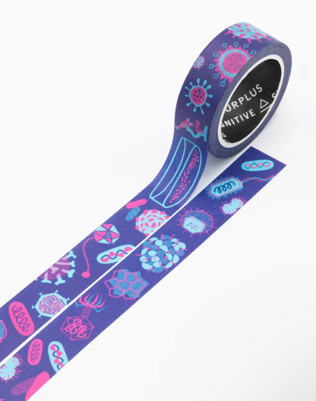 Retro Microbiology Washi Tape