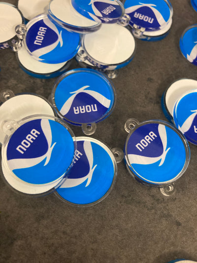 NOAA symbol - Acrylic Dangle Earrings