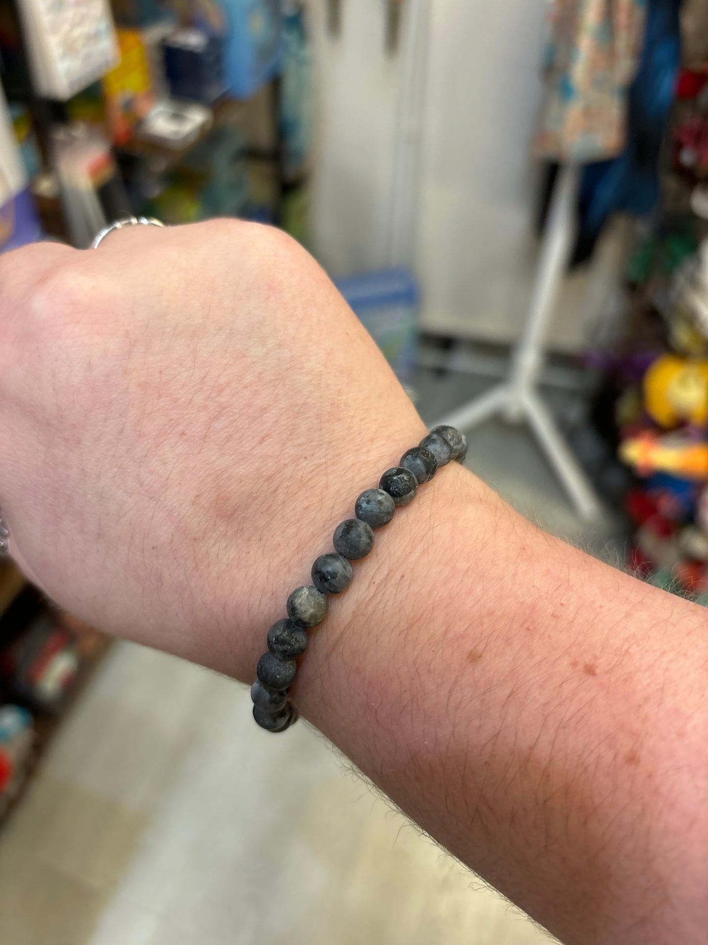 Labradorite Gemstone Stretch Bracelet