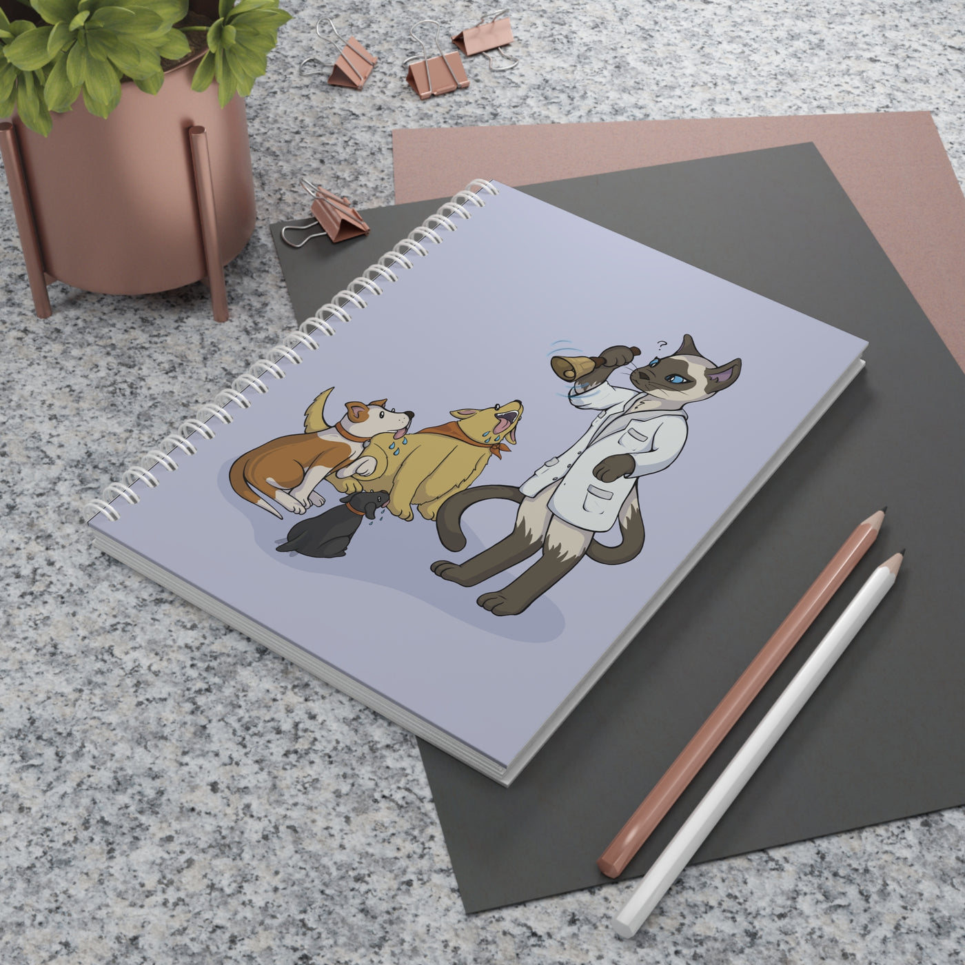 Pavlov the Cat - A5 Notebook