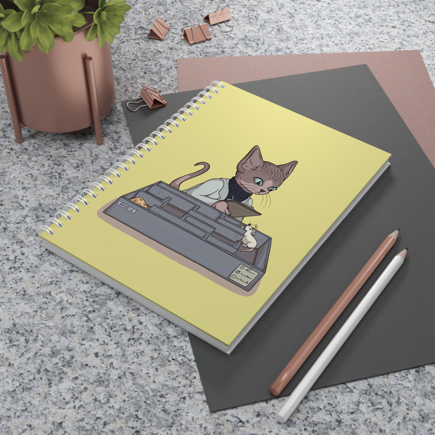 Lab Cat - A5 Notebook