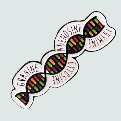 DNA Base Pairs Enamel Pin