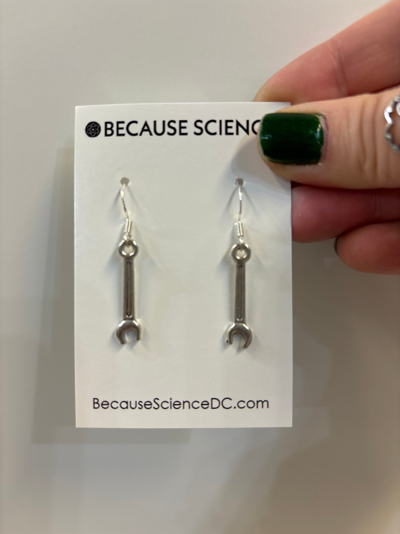Wrench Dangle Earrings