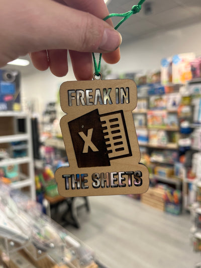 Freak in the Sheets - Wood Ornamental Decoration