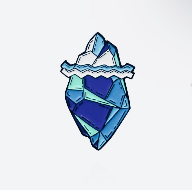 Iceberg Enamel Pin