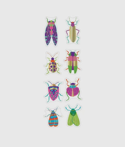 Fancy Bugs Sticker Sheet