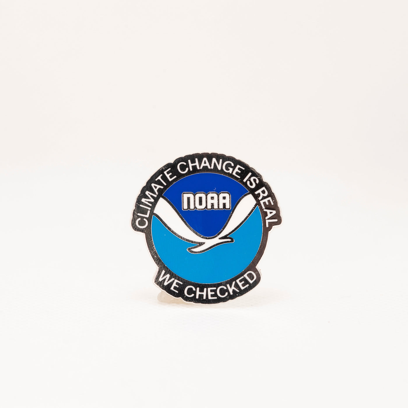 NOAA Climate Change is Real  - Enamel Pin
