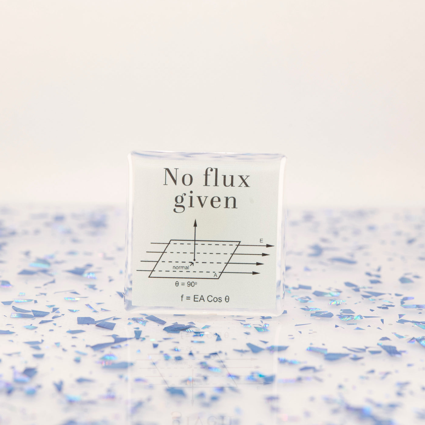 No Flux Given - Acrylic Pin