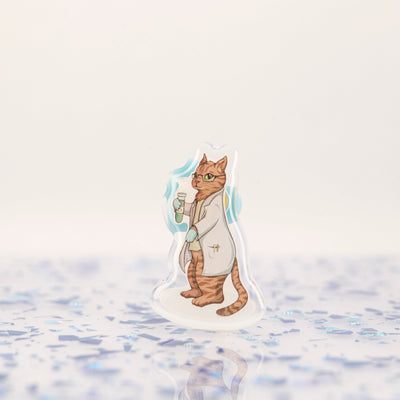 Smarty Cat- Acrylic Pin