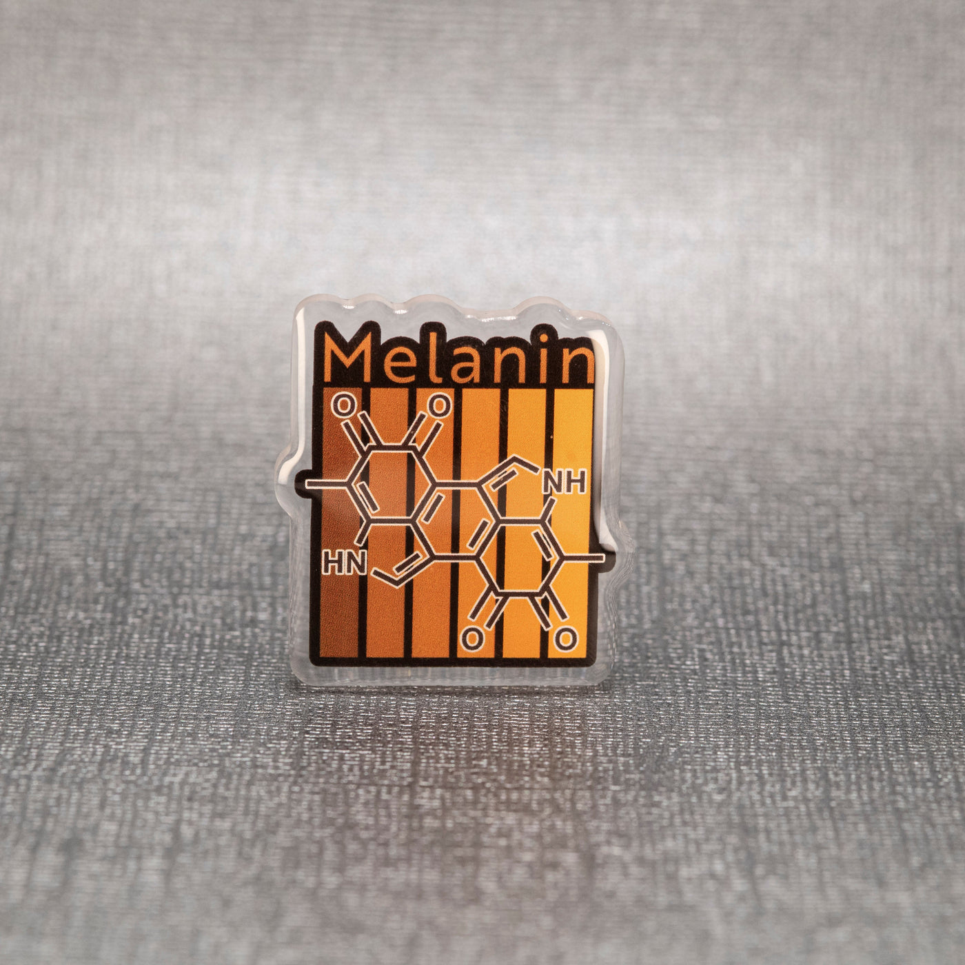 Melanin Molecular Structure - Acrylic Pin
