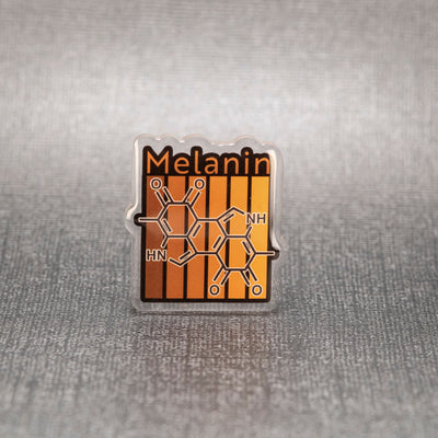 Melanin Molecular Structure - Acrylic Pin