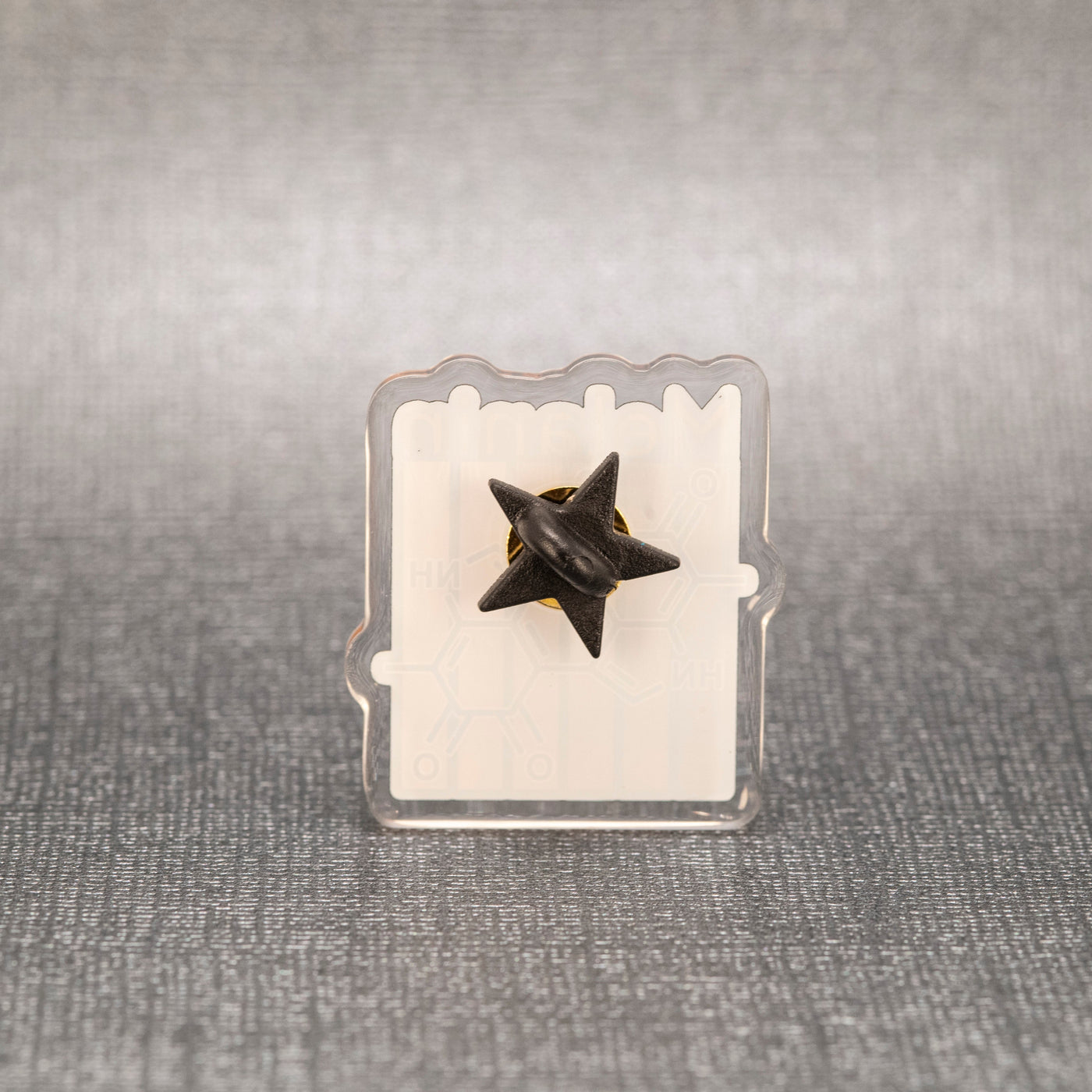 Melanin Molecular Structure - Acrylic Pin