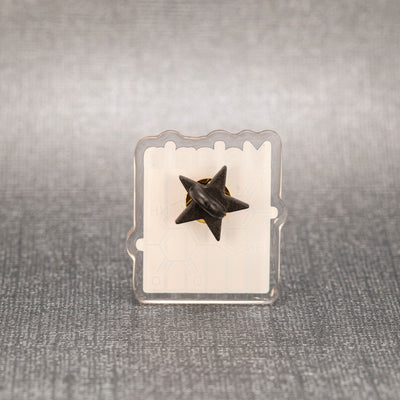 Melanin Molecular Structure - Acrylic Pin