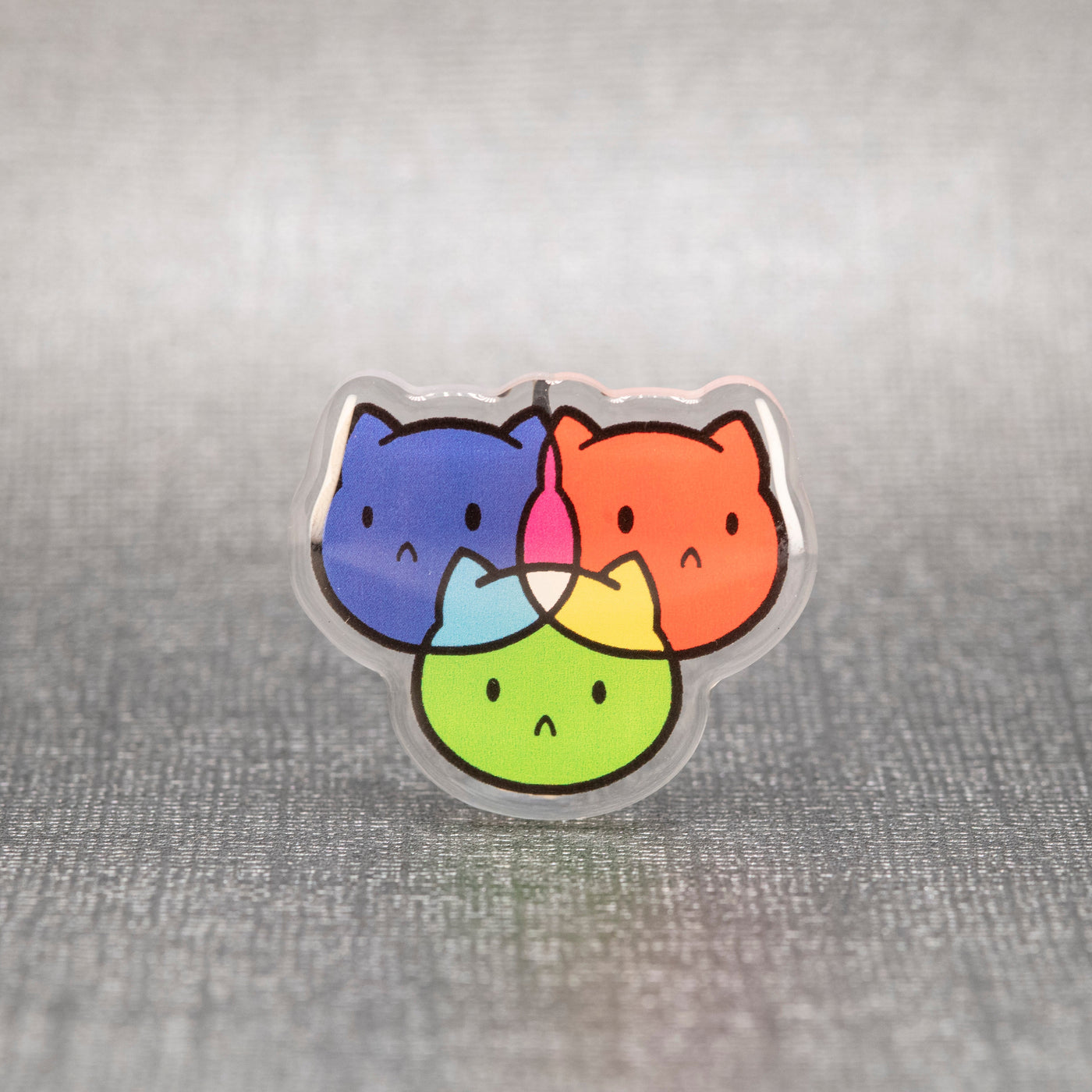 RBG Color Cats - Acrylic Pin