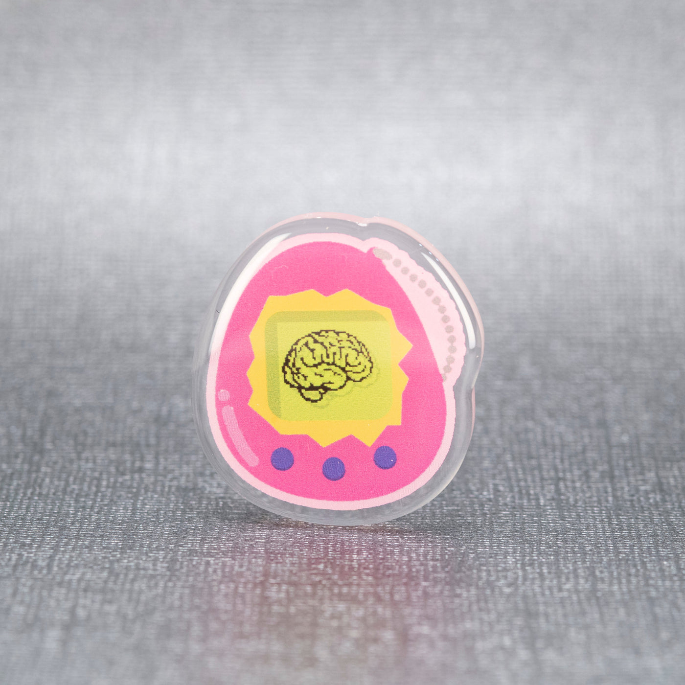 Brain Tamagotchi - Acrylic Pin