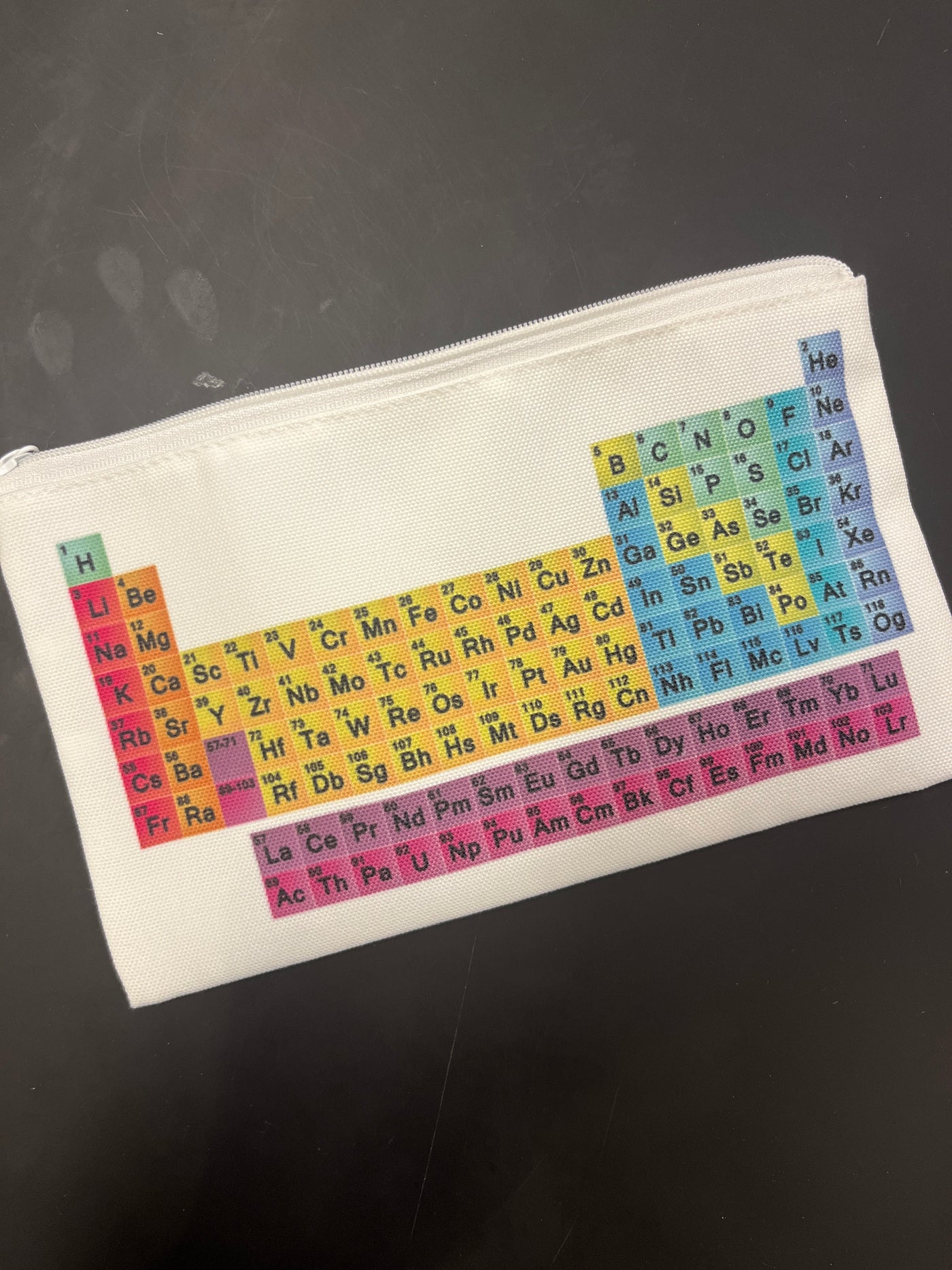 Periodic Table - Canvas Zipper Case