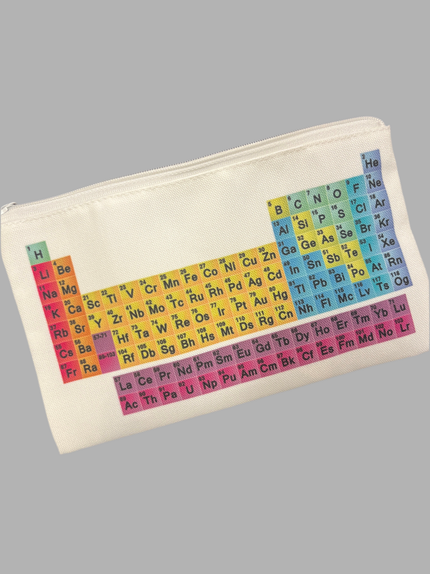 Periodic Table - Canvas Zipper Case