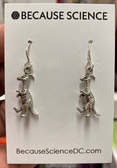 Parasaurolophus Dangle Earrings
