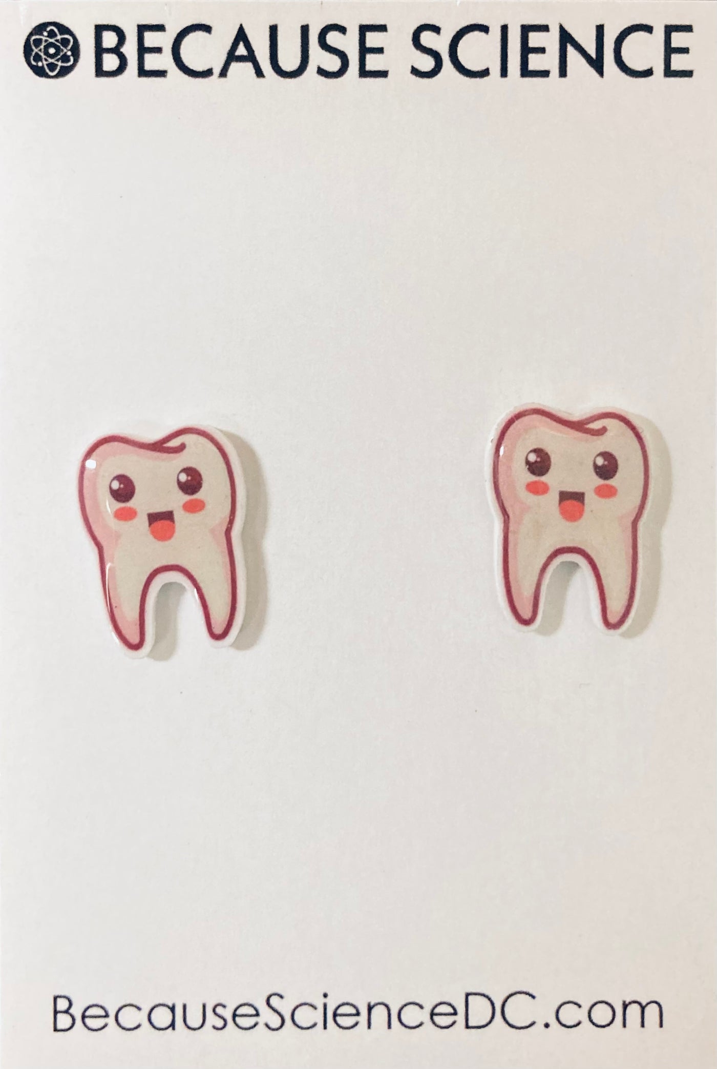 Happy Teeth Post Earrings