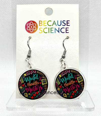 Mental Health Matters - Acrylic Dangle Earrings