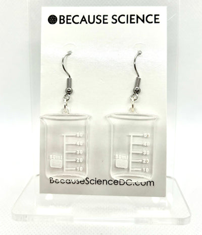 Beaker - Acrylic Dangle Earrings